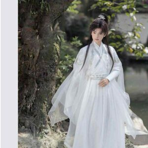 Hán phục cổ trang nam trắng tiên khí