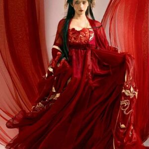 Hán phục đỏ cổ trang Tiên Sở Cơ – Trường Tương Tư